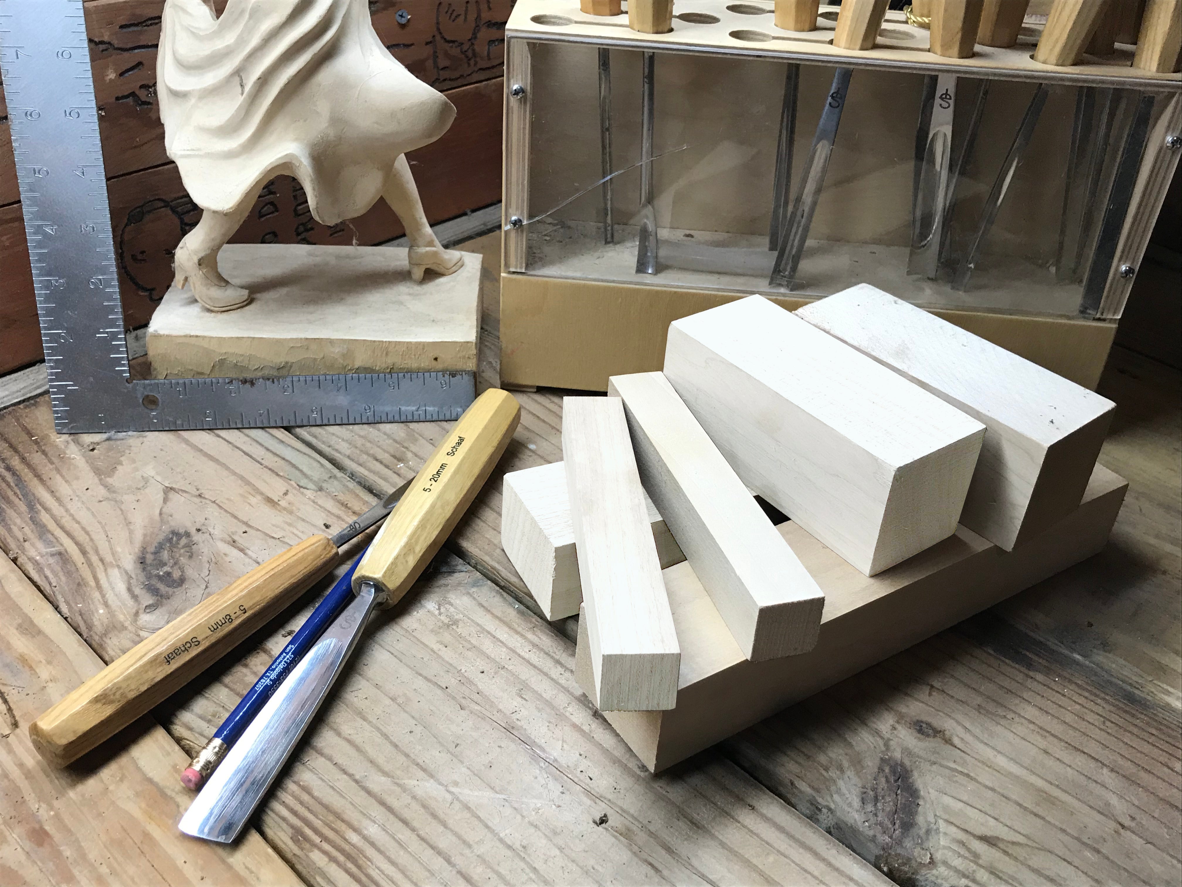 6- pieces of Basswood for Wood carving