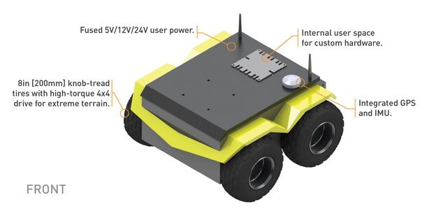 Jackal mobile robot