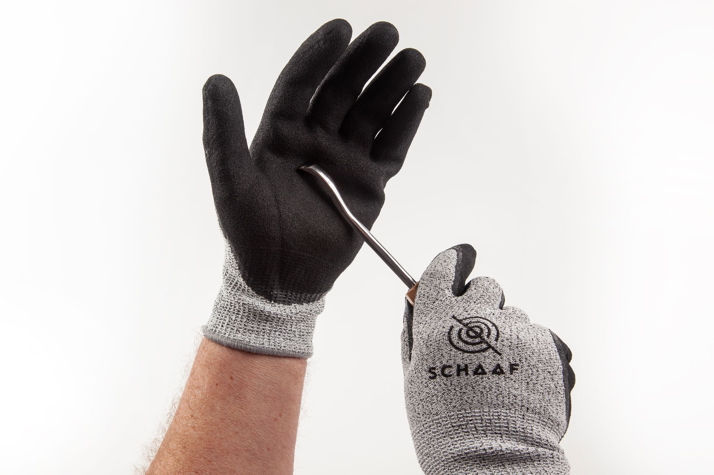 Cut-Resistant Wood Carving Gloves - Gouge in Hand | Schaaf Tools